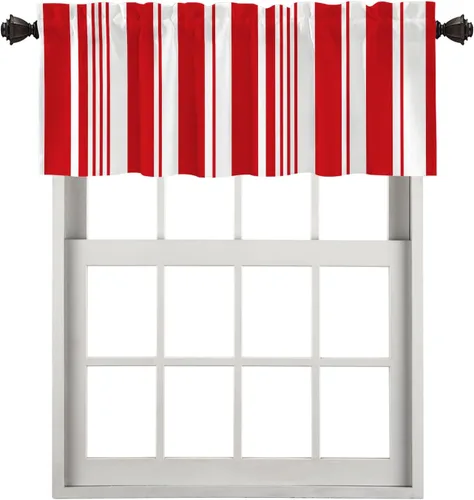 Miniatura 141 de Cortinas opacas de poliéster multicapa para cafetería, con diseño de diamantes, 2 unidades, 26 x 24 pulgadas
