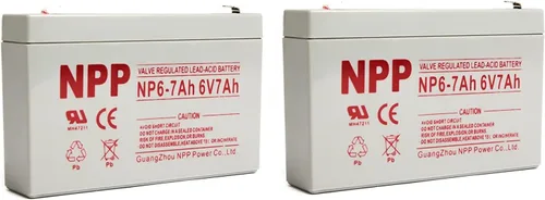 NPP Ower NP6-7Ah F1 6V 7Ah SLA Batería recargable de plomo ácido sellada 6 voltios Kid Trax Dodge Viper Audi TT Blue Disney Frozen 4x4 Frozen Luces