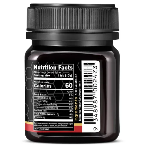 Miniatura 2 de Nature's Gold Miel de manuka cruda, certificado de alto MGO MGO auténtico, colmena rastreable 100% pura y auténtica para el hogar