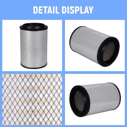 Miniatura 4 de GETOPAUTO P606720 Filtro de aire del motor Compatible con VNL, VN, VNM, VNX, VHD, VAH Reemplaza 21715813, RS4642, P606720, LAF9201