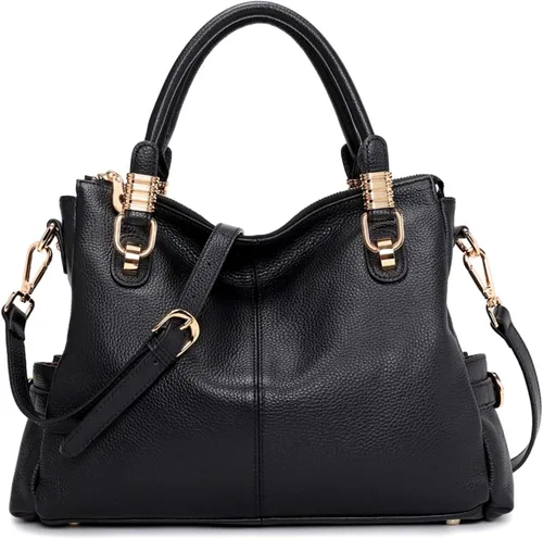 Kattee Cartera bandolera estilo urbano de cuero para mujer
