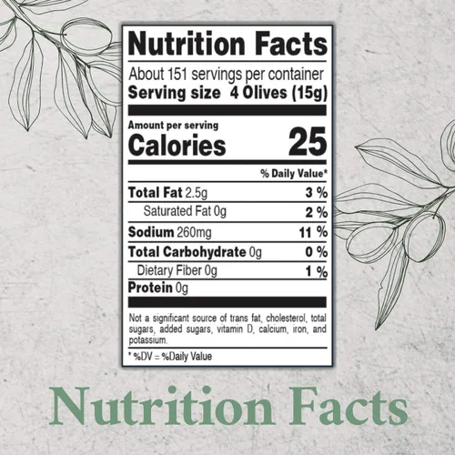 Miniatura 2 de Roland Foods Mezcla de aceitunas griegas country, aceitunas enteras sin hueso marinadas con ajo y pimientos Pepperoncini, alimentos importados