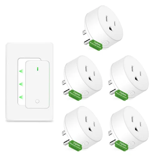 Miniatura 33 de NineLeaf Interruptor de salida remoto inalámbrico, interruptor de lámpara remoto, interruptor decorativo de enchufe de luz de encendido y apagado