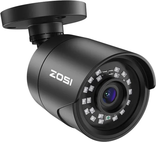 ZOSI Cámara de Seguridad para el Hogar HD de 2MP 1080p para Exteriores e Interiores (Híbrida 4 en 1 HD-CVI/TVI/AHD/960H CVBS Analógica), Cámara