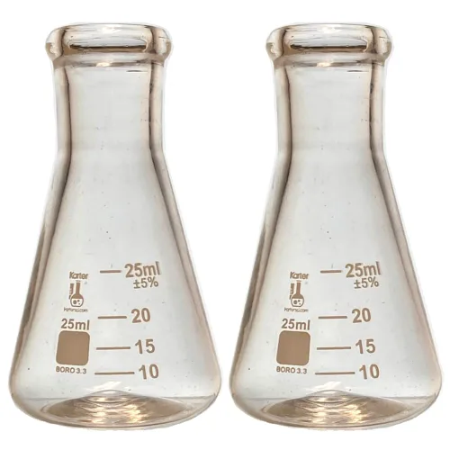 Miniatura 5 de Karter Scientific - Matraz Erlenmeyer de boca estrecha de 1000 ml, vidrio borosilicato 3.3, 213G22 (Individual) 3.3 vidrio de borosilicato, boca