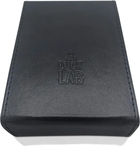 Miniatura 9 de Luck Lab Estuche/Soporte de Piel para una Sola Baraja de Cartas de Juego - Negro - Compatible con Cartas de Tamaño Póker y Puente