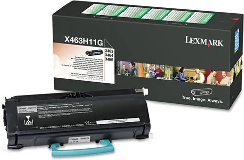 Lexmark X463H11G - Tóner de alto rendimiento X463H11G, rendimiento de 9000 páginas, negro-LEXX463H11G