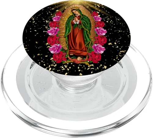Miniatura 8 de Nuestra Señora Virgen De Guadalupe Virgen María PopSockets intercambiables PopGrip
