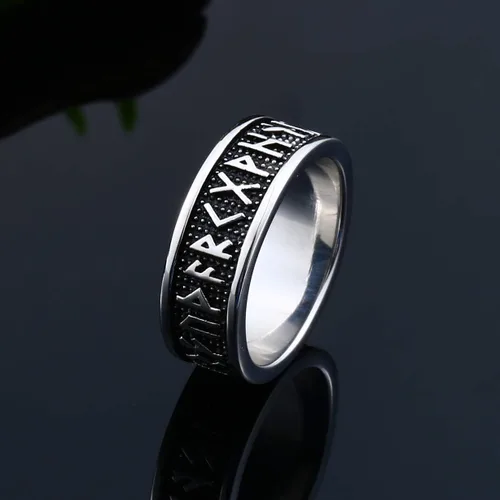 Miniatura 3 de BAVIPOWER Colgante de cabeza de lobo vikingo, cadena de quilla de acero inoxidable, collar nórdico, potente joyería pagana para hombres y mujeres