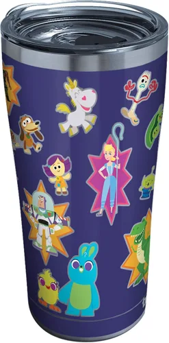 Miniatura 13 de Tervis Disney Pixar - Vaso aislado de doble pared con collage de Toy Story 4 hecho en Estados Unidos, mantiene las bebidas frías y calientes, 10