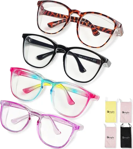 Miniatura 15 de Feaglo Lentes de seguridad, antivaho para mujeres y hombres, bloqueo de luz azul, elegantes gafas de protección para los ojos, escudo lateral