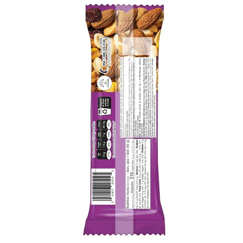 Miniatura 5 de Granuts Cranberry Trail Mix Cacahuetes caramelizados Nueces de maíz crujientes + almendras Arándanos suaves Sabores salados + dulces Snack