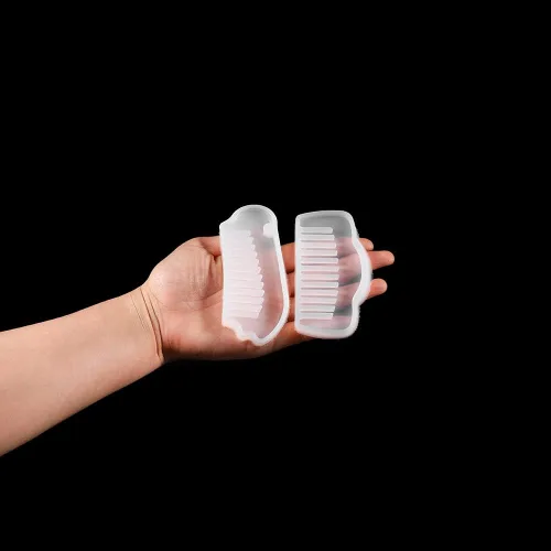 Miniatura 3 de Molde de peine de resina UV transparente de silicona para joyería, molde de resina artesanal, epoxi, manualidades, suministros de fabricación de 1