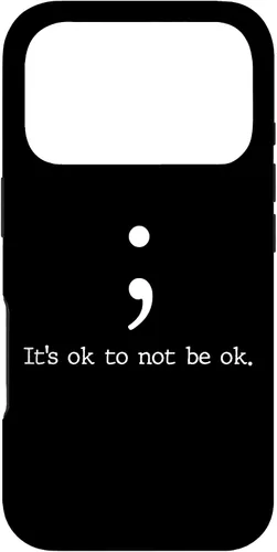 Miniatura 29 de Mental Health Awareness Shirts Semicolon Quote Gift Case for iPhone 17