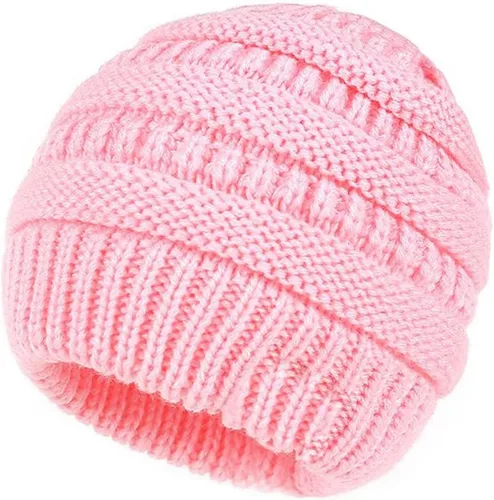 Miniatura 6 de Gorro de invierno para mujer, sombrero de protección para el cabello, gorro de punto cable suave, gorro de nieve con forro de satén para mujer