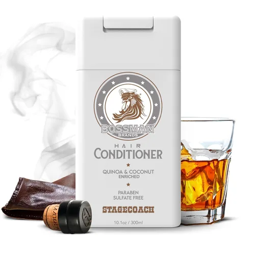 Miniatura 13 de Bossman Combo de champú y acondicionador para el cabello, sin parabenos y sin sulfatos (Royal Oud)