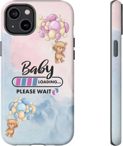 Miniatura 7 de Cute Baby Loading Phone Case for iPhone Models and Variants - Sweet Maternity Phone Cover for Pregnancy Reveal or Baby Shower Matte