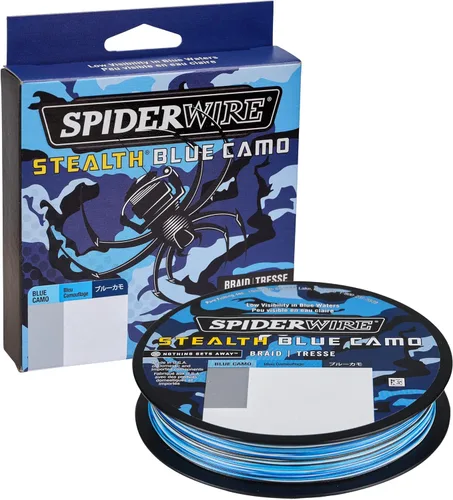 Spiderwire Stealth Braid 3000 Yardas Camuflado azul