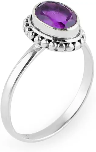 925 Sterling Silver Designer Ring | Natural Gemstones & Brilliant Stones | Handmade Bohemian Jewelry| Healing Crystals | Birthday Elegant Promise