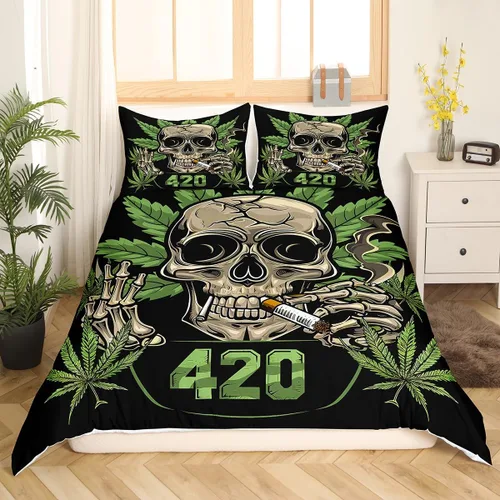Miniatura 20 de Erosebridal Juego de ropa de cama de pingüinos, funda de edredón de animales antárticos para niños y niñas, funda de edredón estilo caricatura