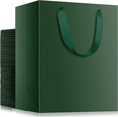 Miniatura 41 de EUSOAR Bolsas de papel de estraza grandes de 9.8 x 5.1 x 12.6 pulgadas a granel, bolsas resistentes para recuerdos de fiesta, cumpleaños, bodas