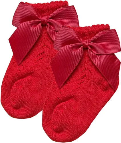 Miniatura 11 de Toptim Calcetines de tobillo para niñas pequeñas, calcetines casuales transpirables