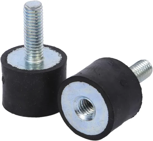 Miniatura 8 de Aislador antivibración M8 M6, soportes mecánicos de amortiguación de vibraciones, soportes de goma M6, amortiguador de choque, 4 piezas de goma