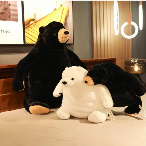 Miniatura 5 de Oso de Peluche de 23.6 Pulgadas Oso de Peluche de Peluche Oso de Peluche de Selva Animal de Peluche de Muñeca Decoración del Hogar Regalo para Niños
