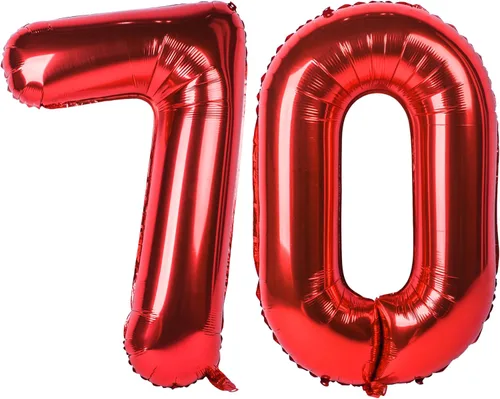 Miniatura 7 de Globo gigante de helio de 40 pulgadas, número 0 rojo, de poliéster, película de aluminio, 0-9, para niña y niño, autoinflable, dígito cero