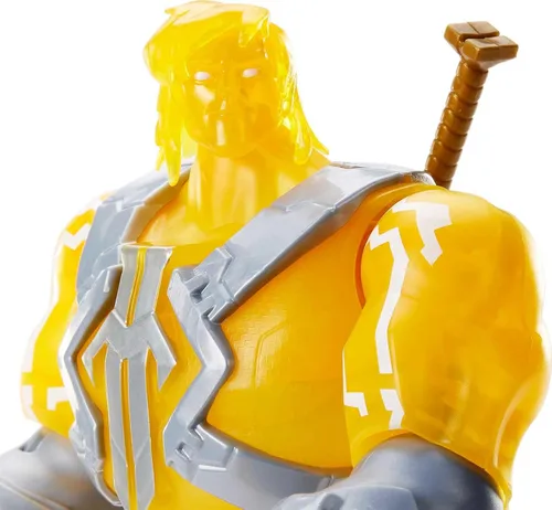 Miniatura 4 de Masters of the Universe and He-Man - Figura grande de He-Man con accesorio inspirado en la serie animada Motu Netflix, juguete coleccionable de 8.5