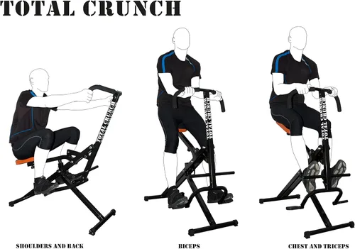 Dispositivo de fitness 4 en 1 - trabaja todos los músculos del cuerpo - combina 4 tipos diferentes de ejercicio intenso - ideal para ayudar a quemar