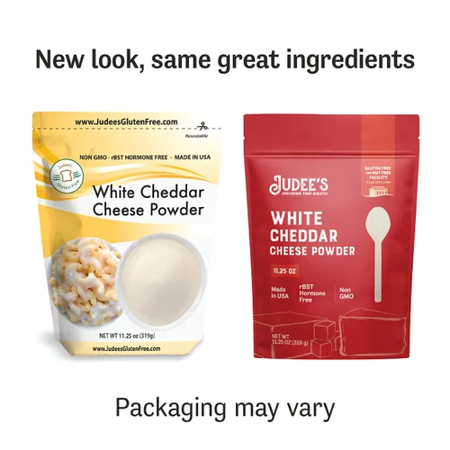 Miniatura 4 de Judee's - Polvo de queso cheddar blanco, versátil polvo de queso para salsas y productos horneados, condimento para palomitas de maíz cheddar