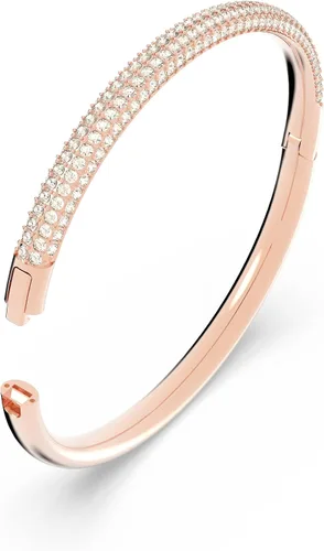 Miniatura 3 de Swarovski Brazalete Dextera, cristal transparente, acabado en tono oro rosa