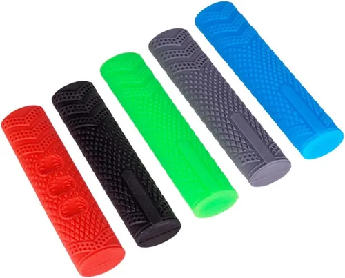 Miniatura 6 de BESPORTBLE Funda de silicona para frenos de bicicleta, 4 unidades, color azul, ergonómica, palanca de freno, funda antideslizante para carretera