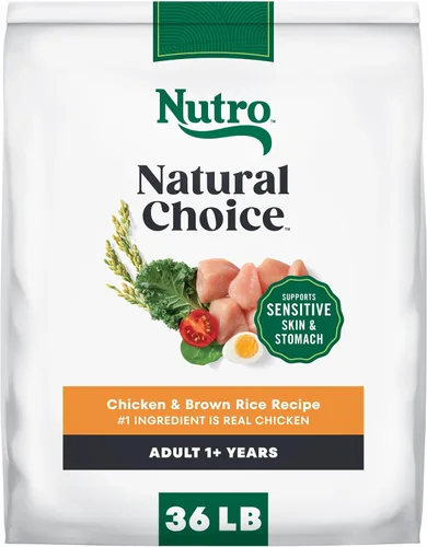 Miniatura 17 de Nutro Natural Choice - Alimento seco para perros, comida para perros adultos, receta de carne seca y arroz integral, 12 libras.
