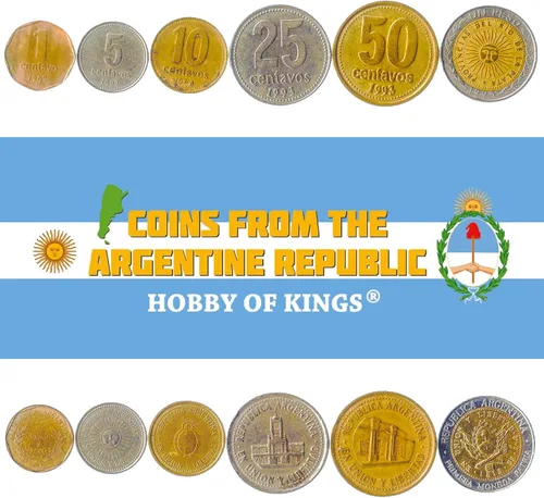 Miniatura 4 de 3 Monedas de Argentina Colección Argentina de Monedas 1 5 10 Pesos Circulado 2017-2020 Jacaranda Jacaranda Caldenia Arrayan