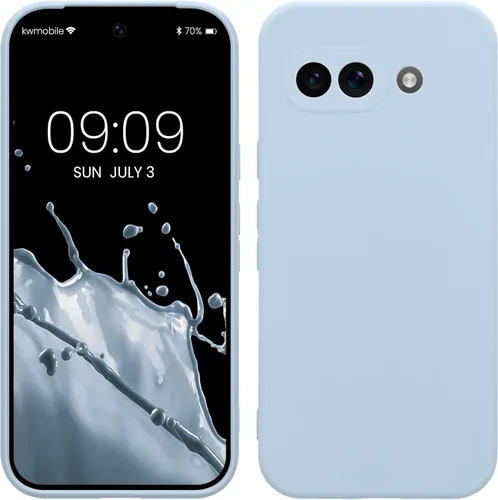 Miniatura 103 de kwmobile Funda compatible con Google Pixel 9 Pro - Funda protectora delgada de TPU para teléfono - Acabado mate suave - Negro mate