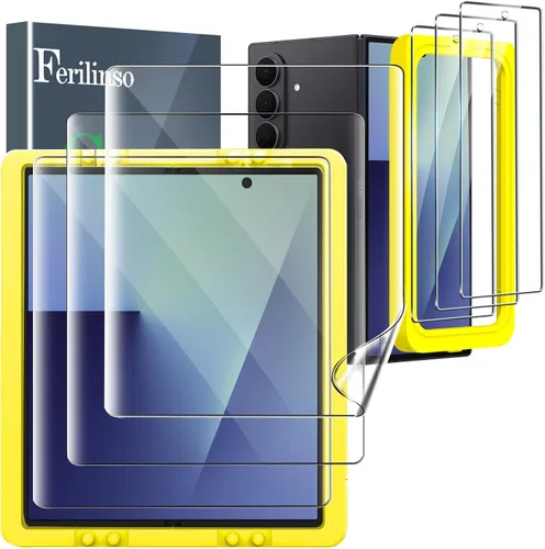 Miniatura 14 de Ferilinso Paquete de 6 Protectores de Lente de Cámara para Accesorios de iPhone 17 Pro, Compatible con Fundas de Teléfono, Cubierta de Vidrio