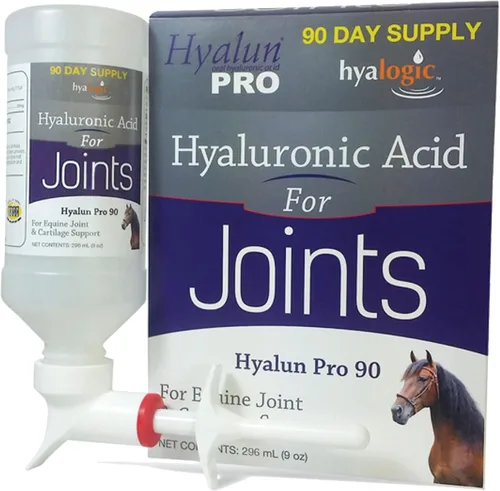Miniatura 9 de Hyalogic Hyalun Gel - Suplemento para articulaciones equinas antes y posteriores a eventos de 1 onza para caballo