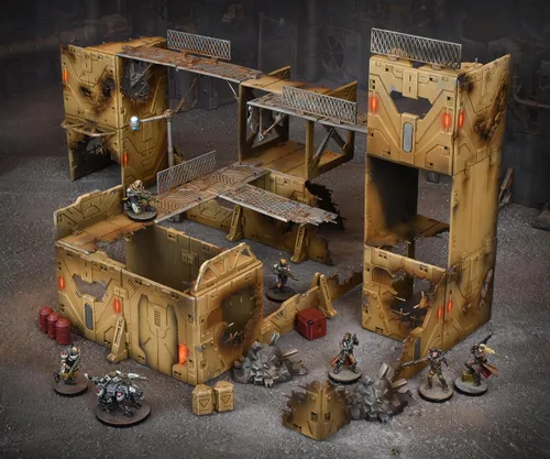 Miniatura 2 de mantic Juegos Terraincrate: Gang Warzone, Marrón