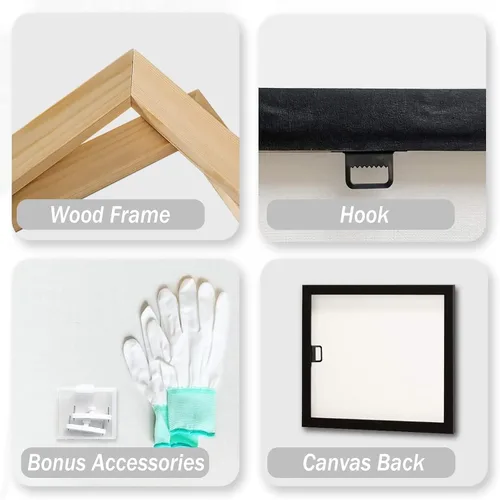 Miniatura 3 de Decoración de pared para dormitorio, impresión artística de versículo bíblico de Colosenses 3:2, pon tus mentes en las cosas arriba, impresión