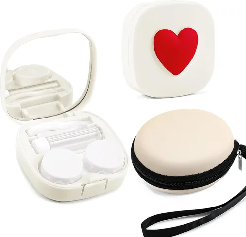 Miniatura 9 de FEISEDY Portátil Lindo Lente De Contacto Herramienta Removedor De Caso Con Espejo Pinzas Kit Para Mujeres Y Niña B0081