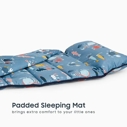 Miniatura 5 de Wake In Cloud - Tapete para siesta para niños pequeños con almohada y manta, tela 100% algodón, para niños y niñas en guardería, jardín de infantes