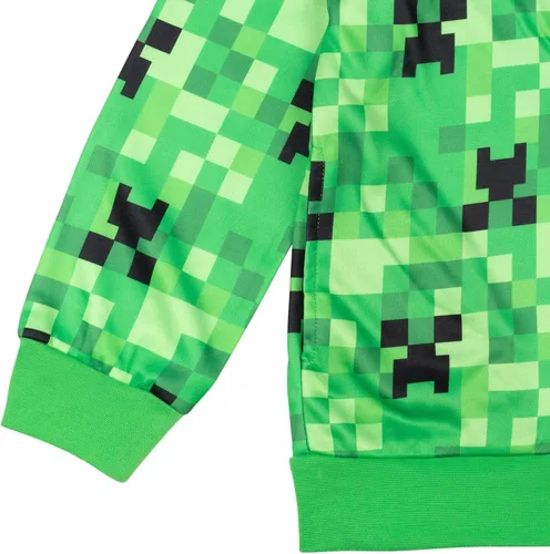 Miniatura 6 de Minecraft Sudadera con capucha de forro polar con cremallera para niños pequeños a niños grandes (4-18-20)