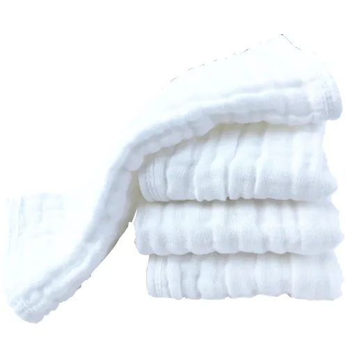 Miniatura 9 de Synrroe Paños para eructos grandes, paños de muselina para bebé, extra absorbentes y suaves, 6 capas de 20 x 10 pulgadas, 100% algodón