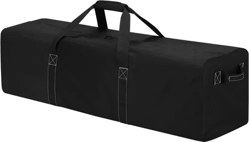 Miniatura 13 de Bolsa de lona grande de 36 pulgadas para viajes, bolsa de lona extra grande resistente de 100 litros con 2 asas laterales, bolsa de almacenamiento