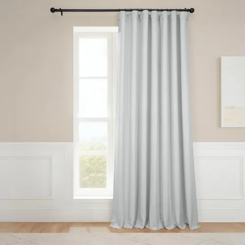 Miniatura 64 de HPD Half Price Drapes - Cortinas de lino sintético para sala de estar (2 paneles) - 100 pulgadas de ancho x 84 pulgadas de largo - Cortinas