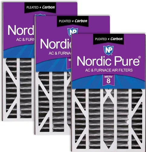 Miniatura 11 de Nordic Pure Filtros de aire de repuesto MERV 15 Plus Carbon Trion Air Bear Cub de 16 x 25 x 3 (15 13/16 x 24 5/16 x 3)