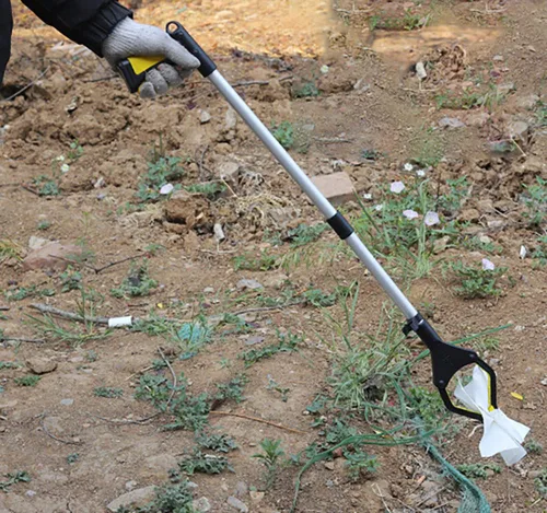 Miniatura 5 de WAWW Paquete de 3 herramientas de agarre – Garra plegable de 32 pulgadas para ancianos, agarrador de palo, recogedor de arena práctico extra largo