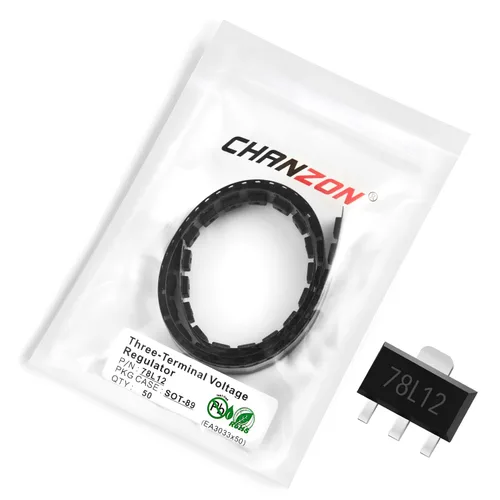 Miniatura 29 de Chanzon TL431 TO-92 Regulador de voltaje ajustable positivo IC, regulador positivo de tres terminales para administración de energía